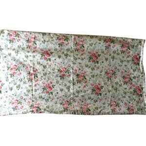 Laura Ashley 2 Lilian King Pillowcases Pink Floral 100% Cotton Cottage Romantic